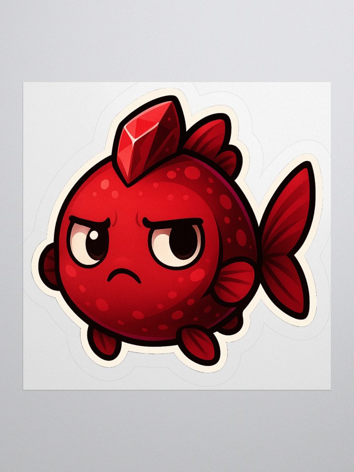 Ruby (July) Fish Sticker product image (2)