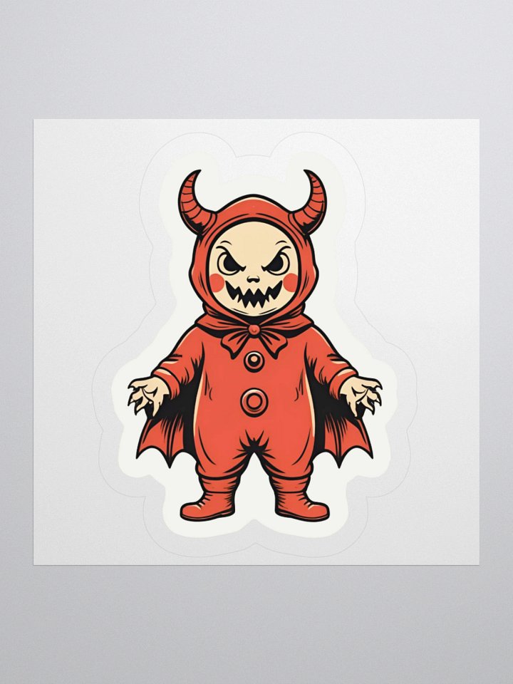 Mischievous Devil Kiss Cut Sticker product image (3)