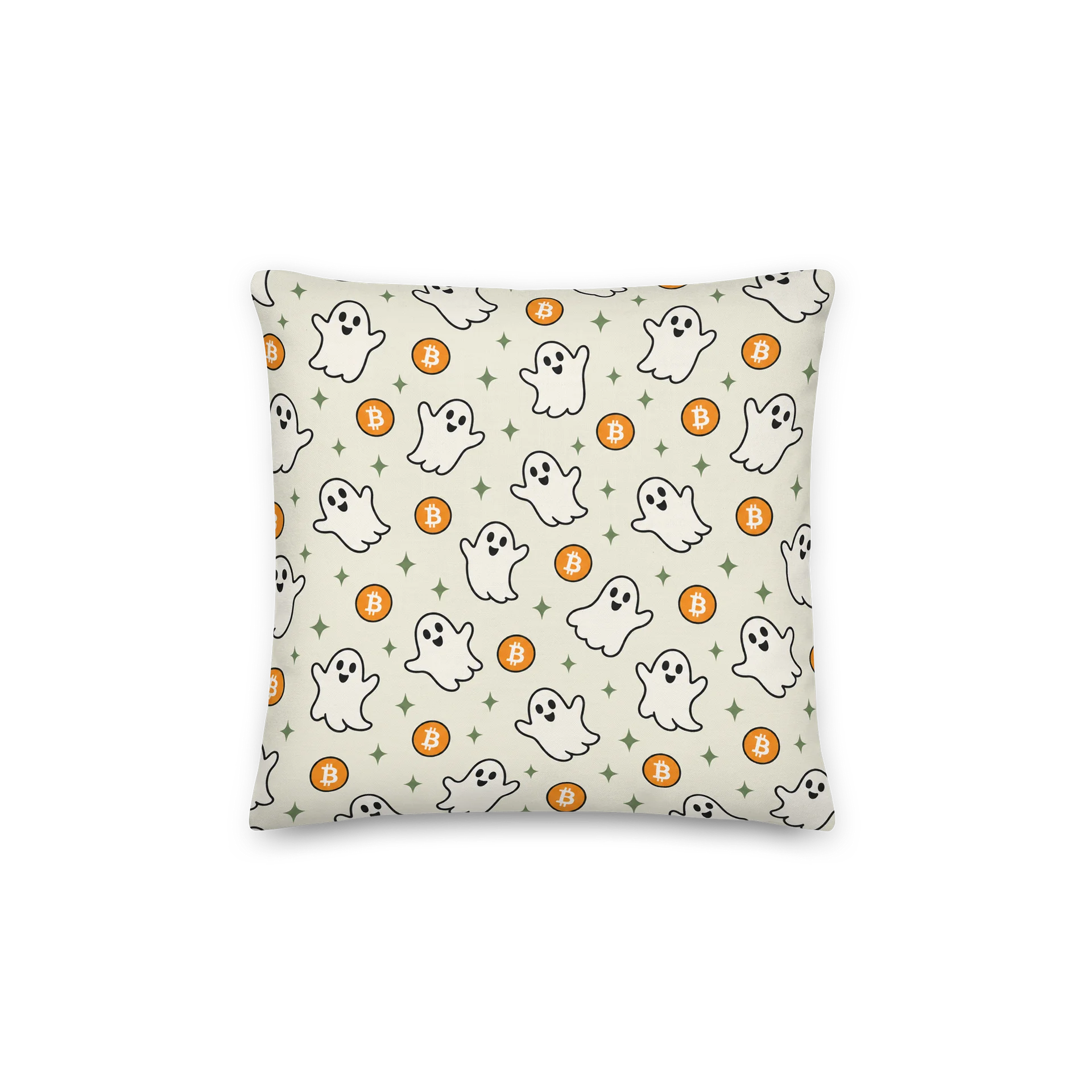 Bitcoin Ghosts All-Over Print Pillow product image (1)