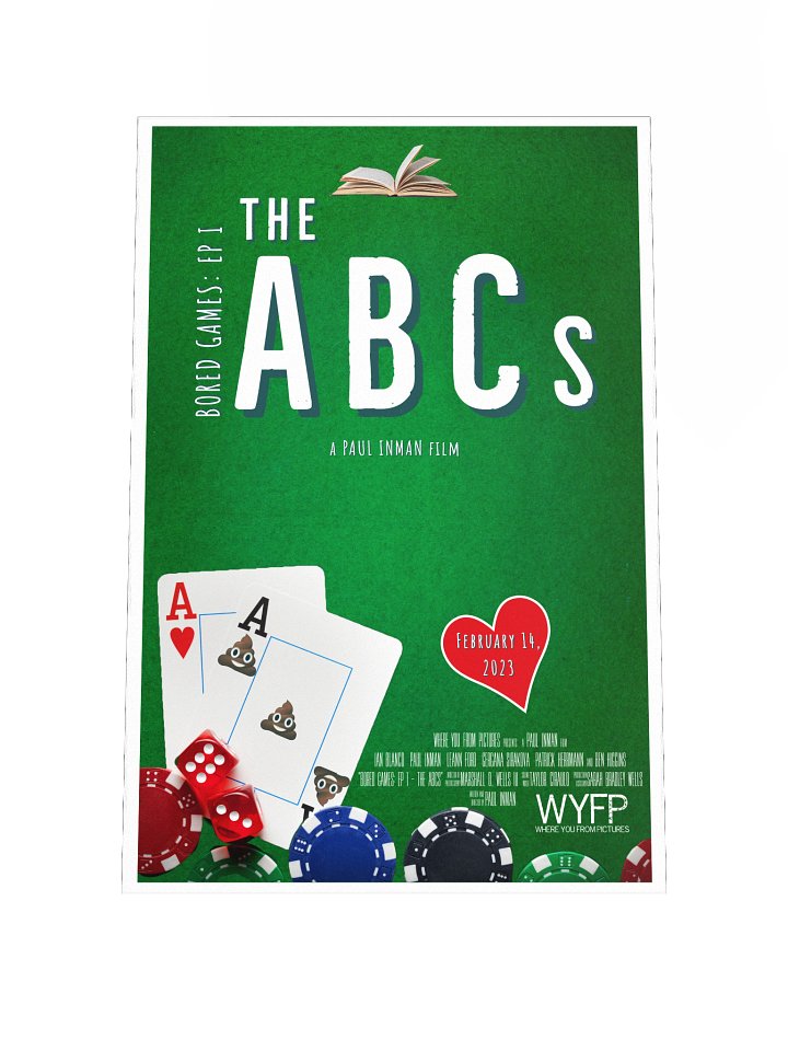 Bored Games: The ABCs - Official Poster product image (2)