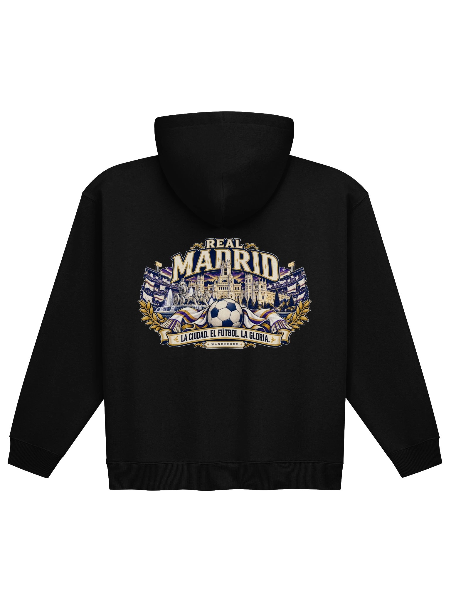 Sudadera con Capucha Inspirada en el Real Madrid | WanderOdd product image (3)