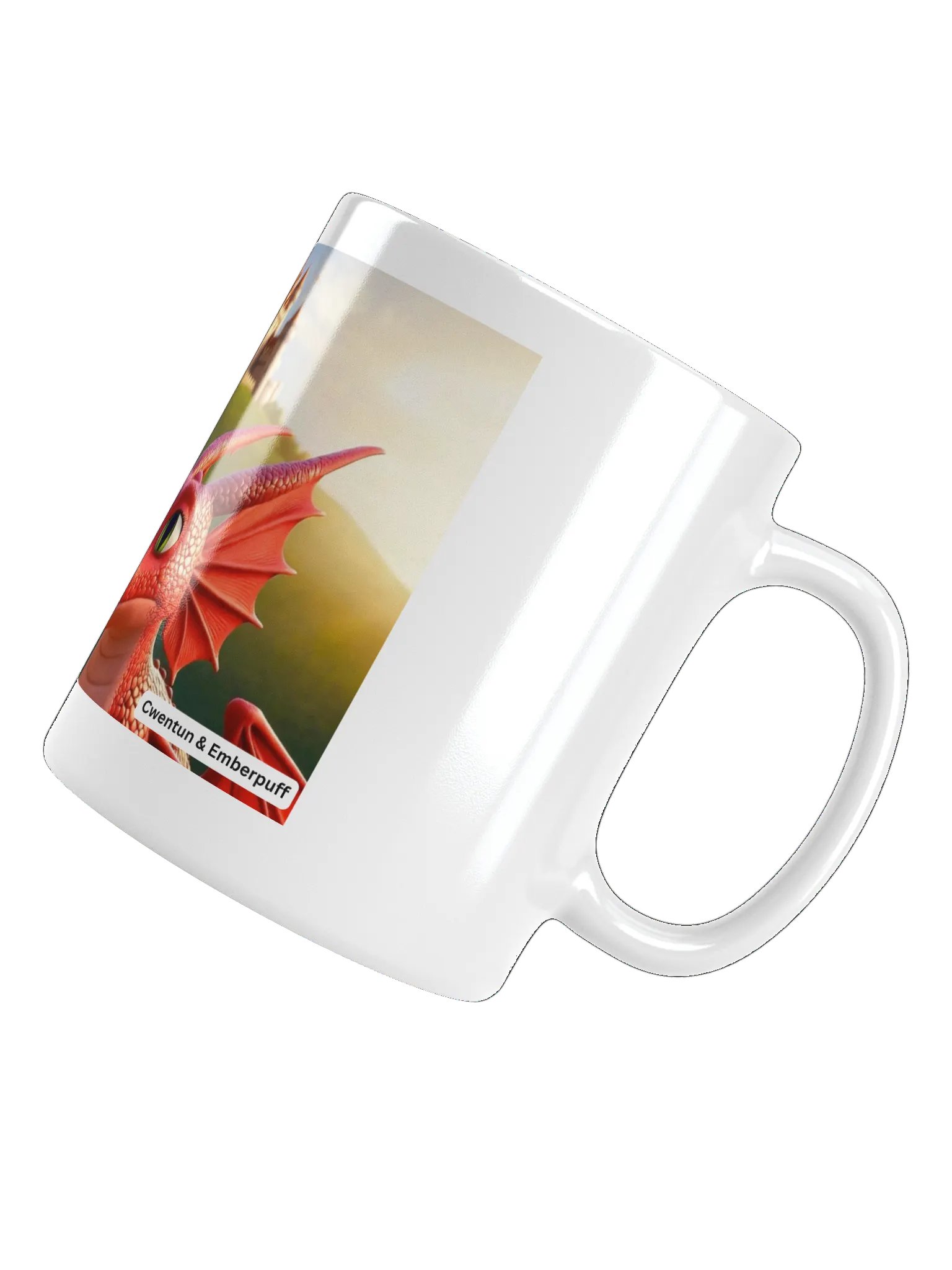 Emberpuff & Cwentun - Dragon Wisdom Fan Mug product image (5)