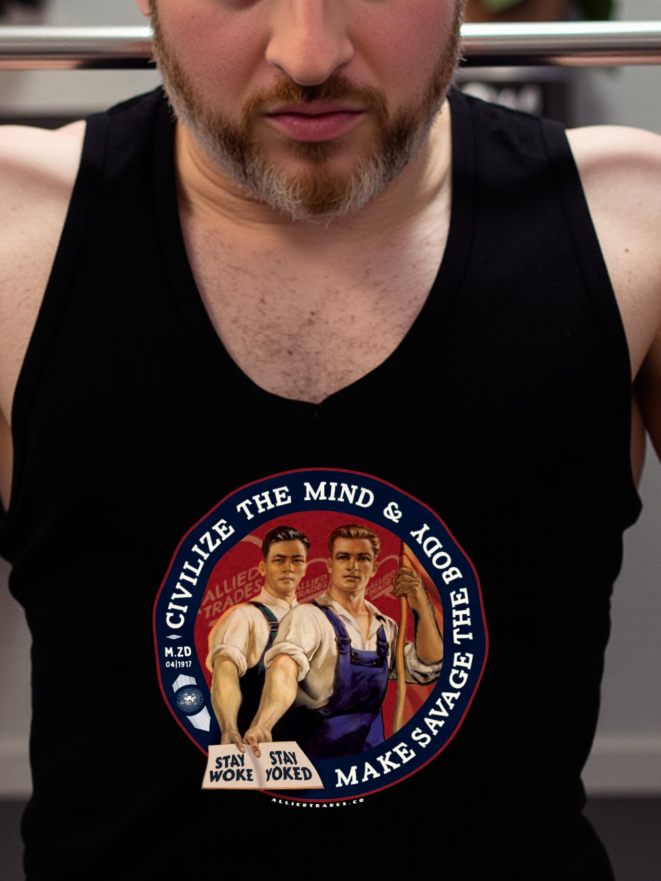 Stay Woke! Stay Yoked! Tankie Top! product image (4)