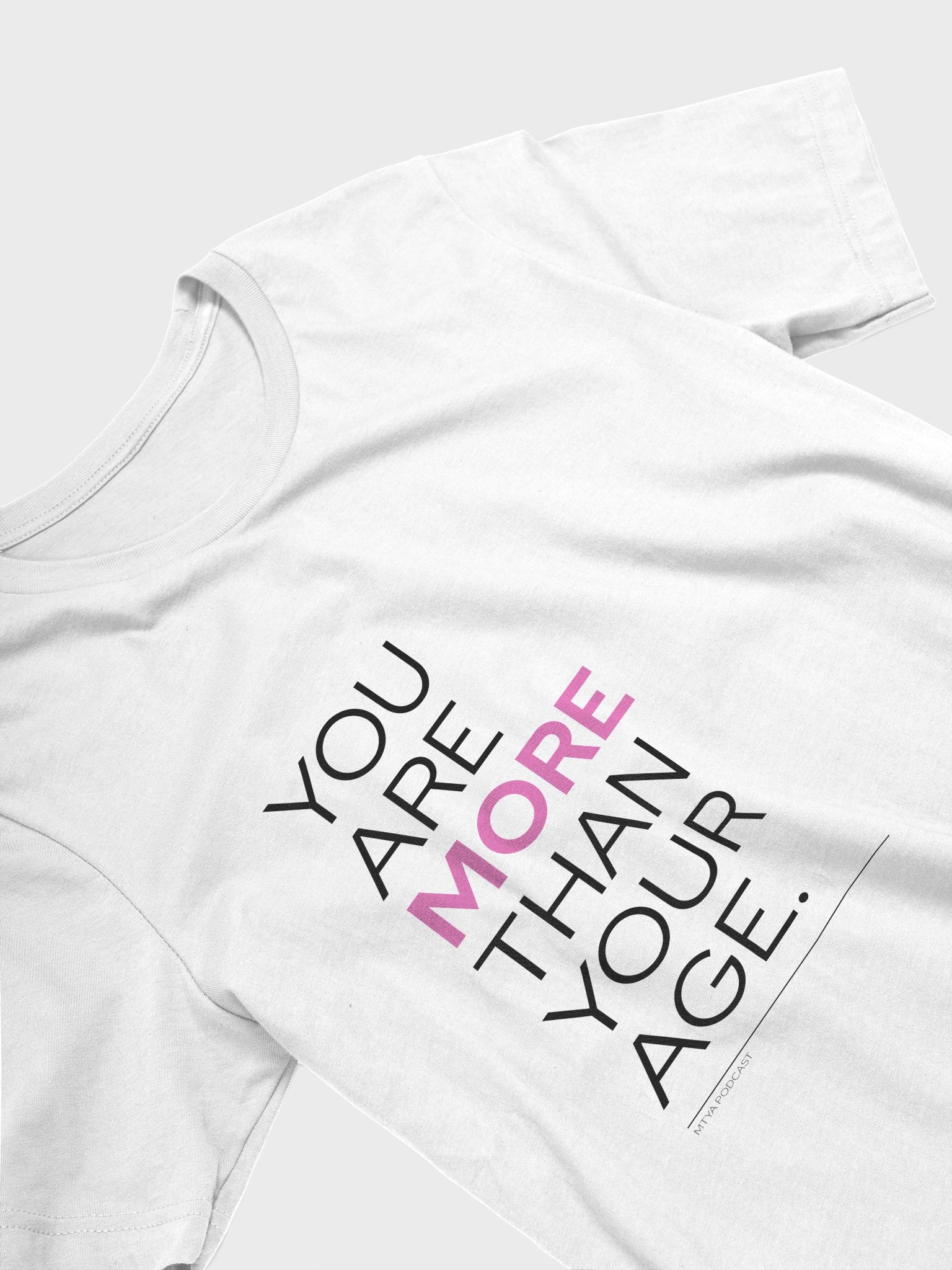 MTYA White T/Pink MORE product image (3)