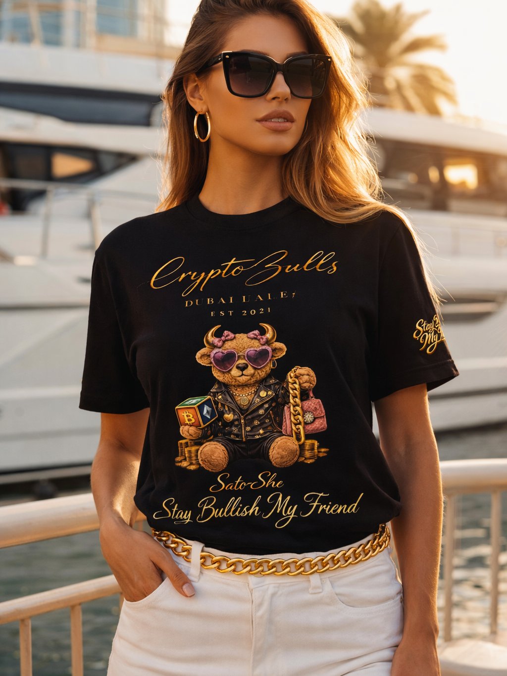 SatoShe Teddy Bull Tshirt - Bullish Collection product image (8)