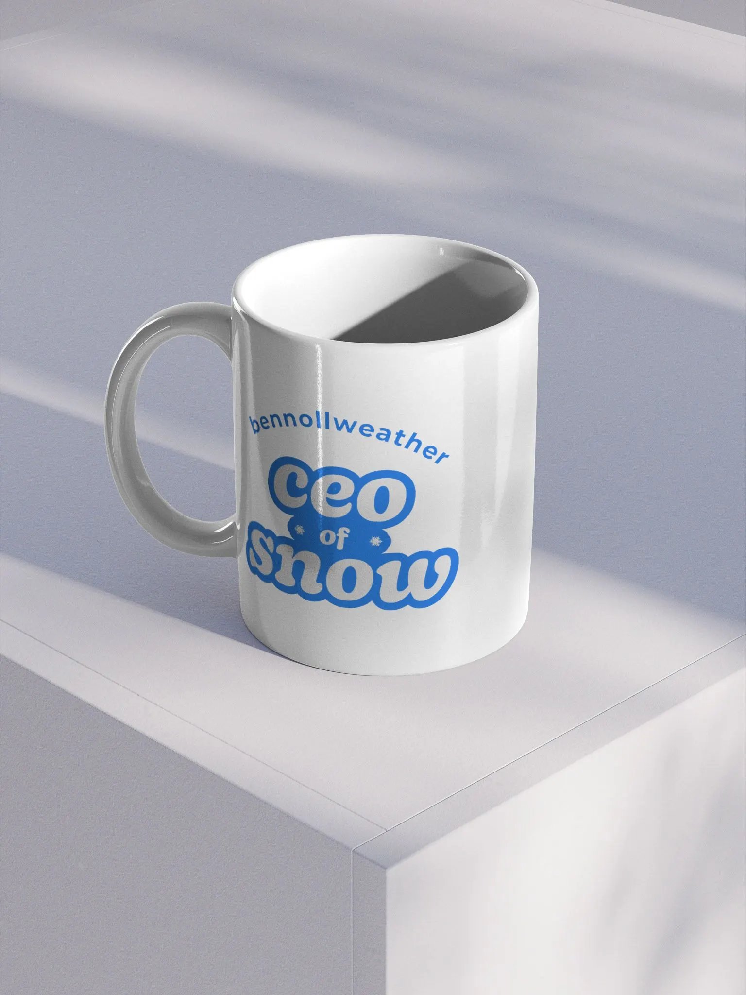 CEO of snow mug - blue product image (1)