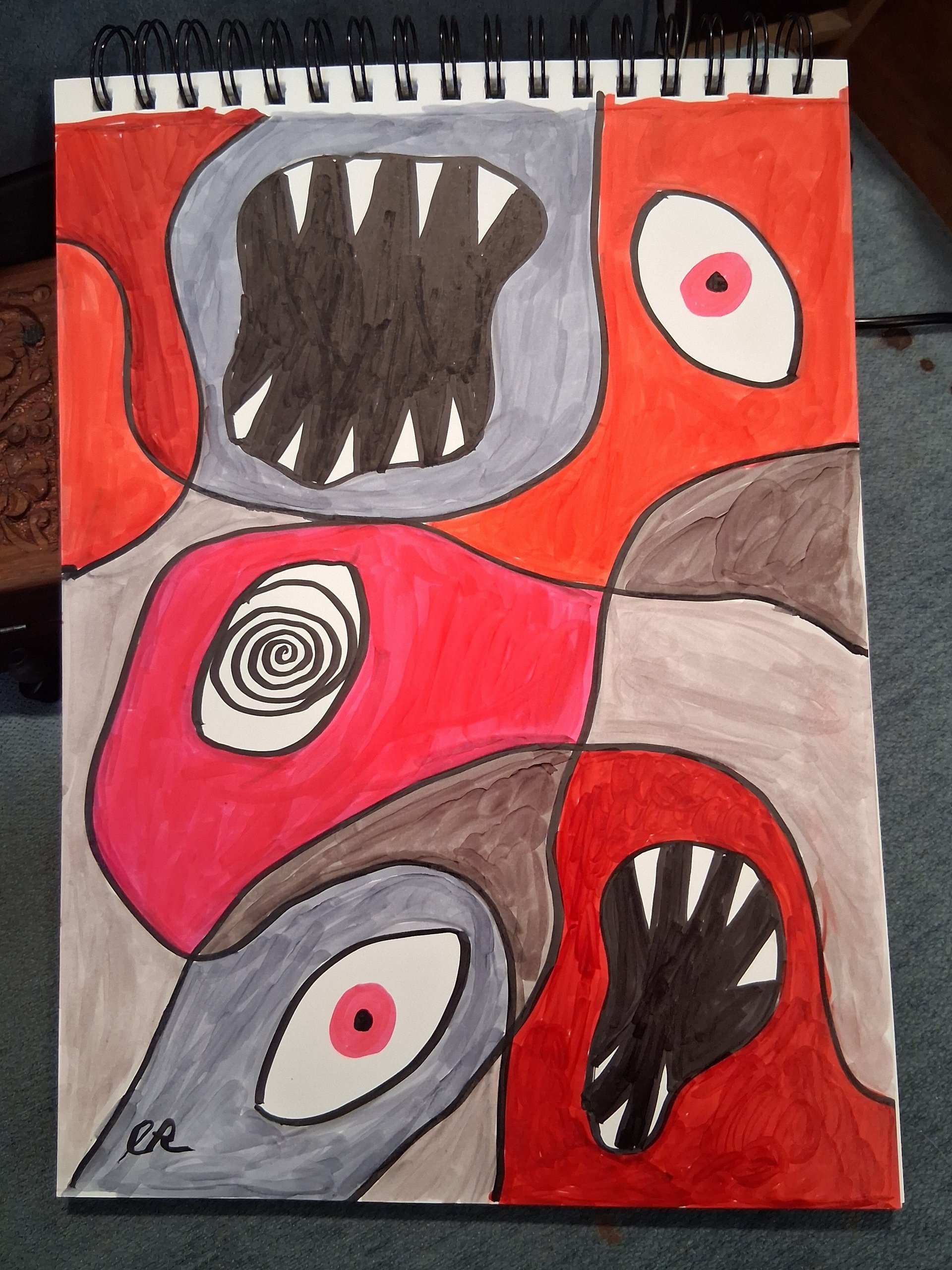 Screams of Futility Original Drawing product image (1)