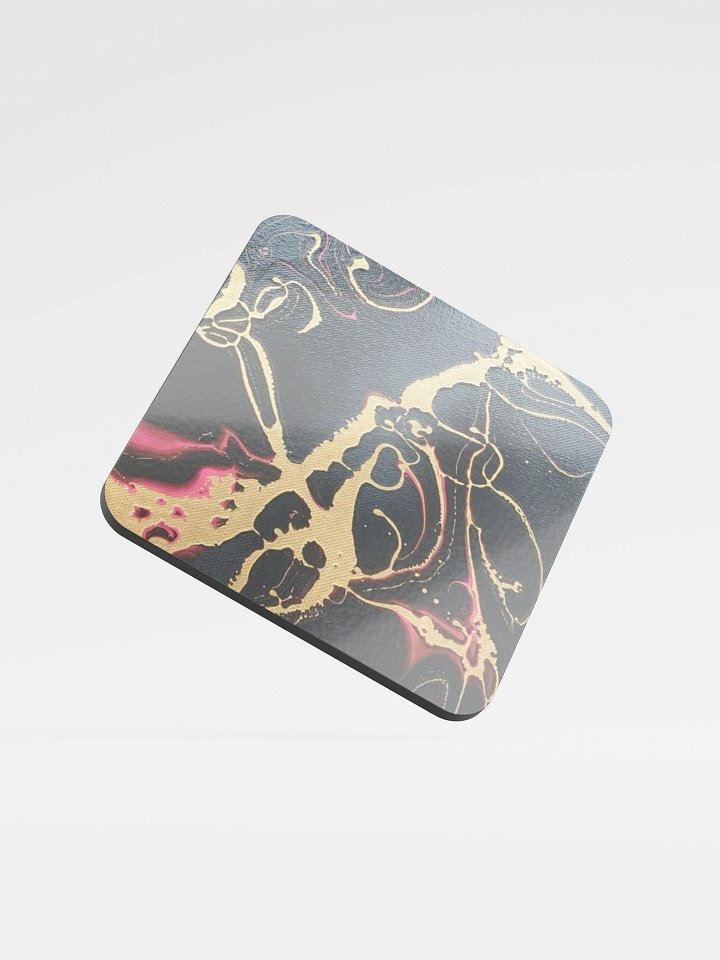 Gold-Schwarz Untersetzer product image (1)