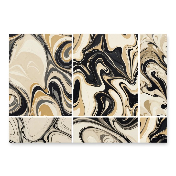 Edward Martin Mixed Media Collage Sheets No.776-Set of 3 Different Papers product image (1)
