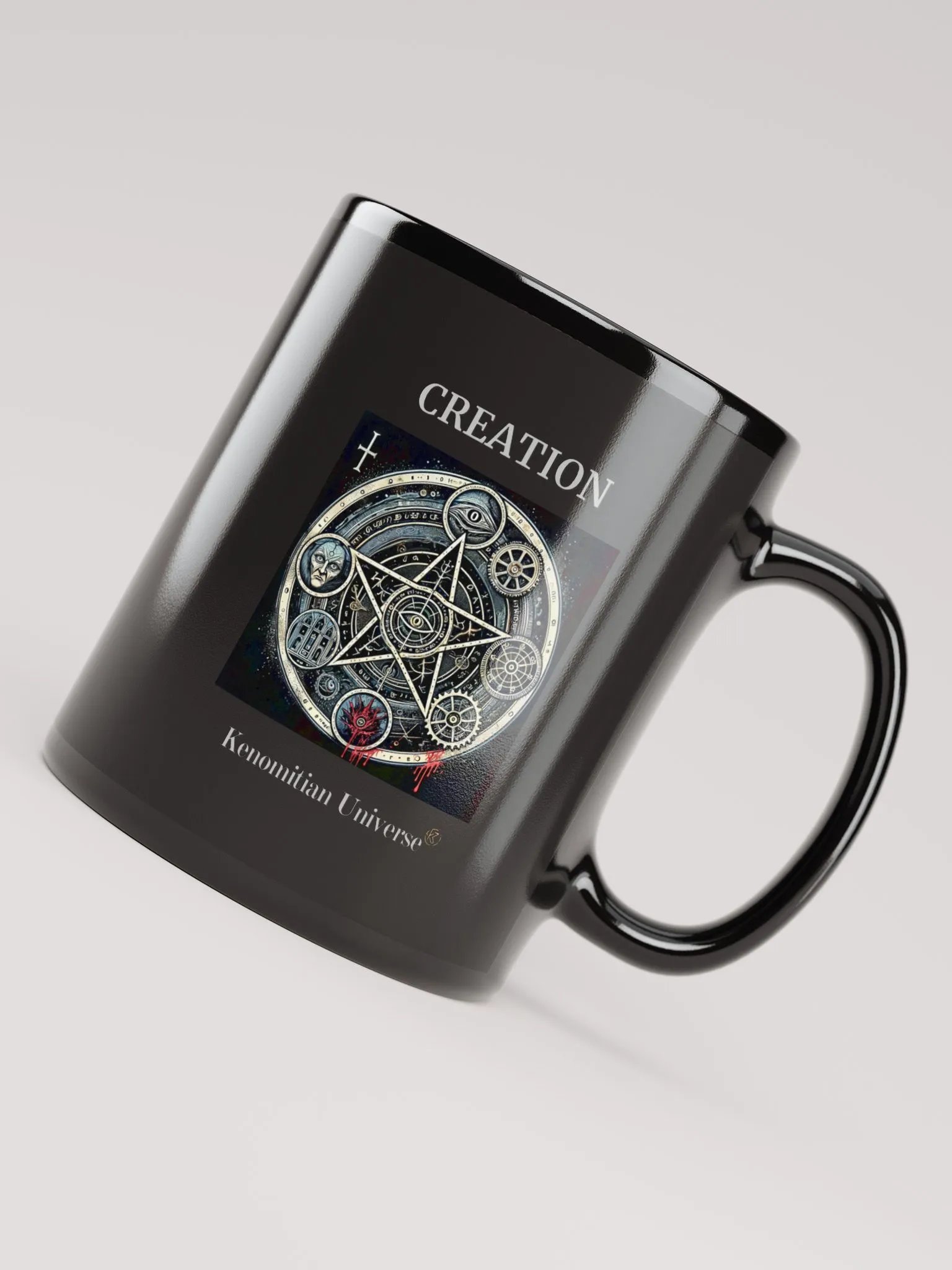 Creation | Black Glossy Mug product image (5)
