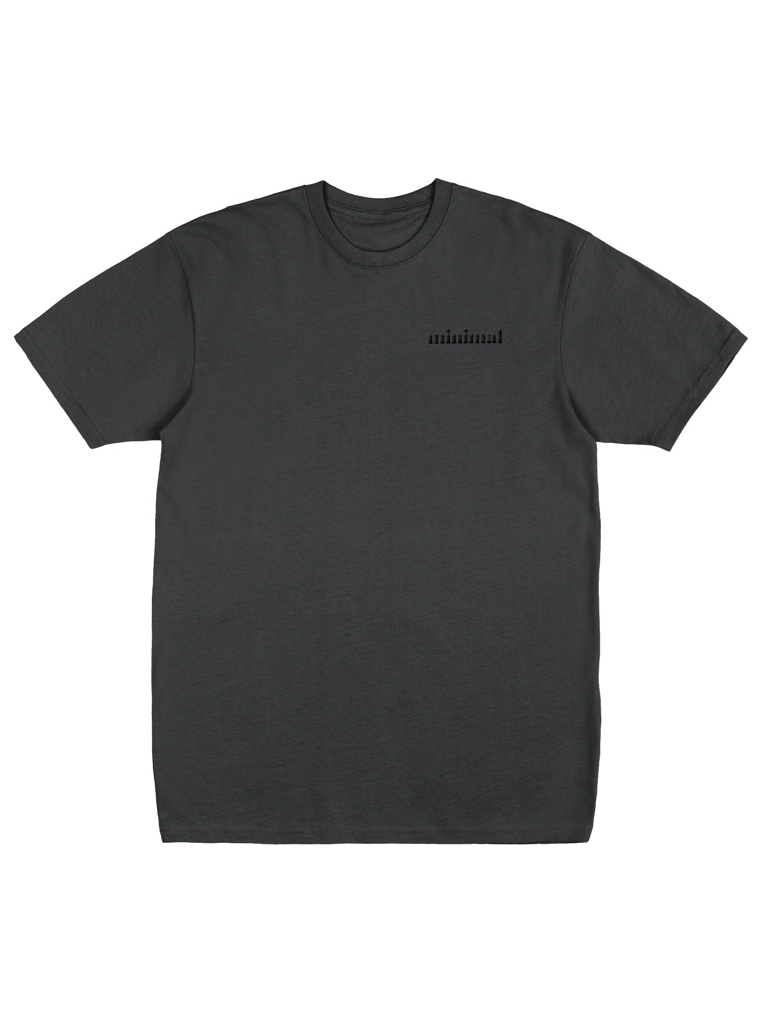 001: black stitched tee product image (2)