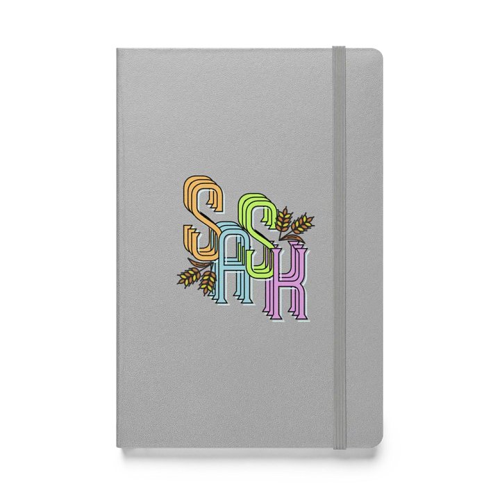 SASK Saskatoon Saskatchewan Stylized Hardcover Notebook product image (1)