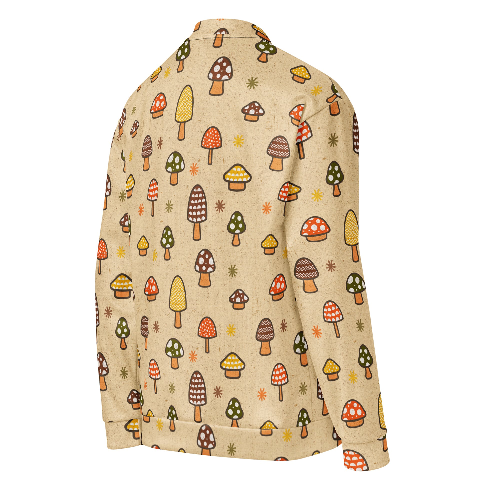 1970s Retro Mushrooms Bomber Jacket product image (4)