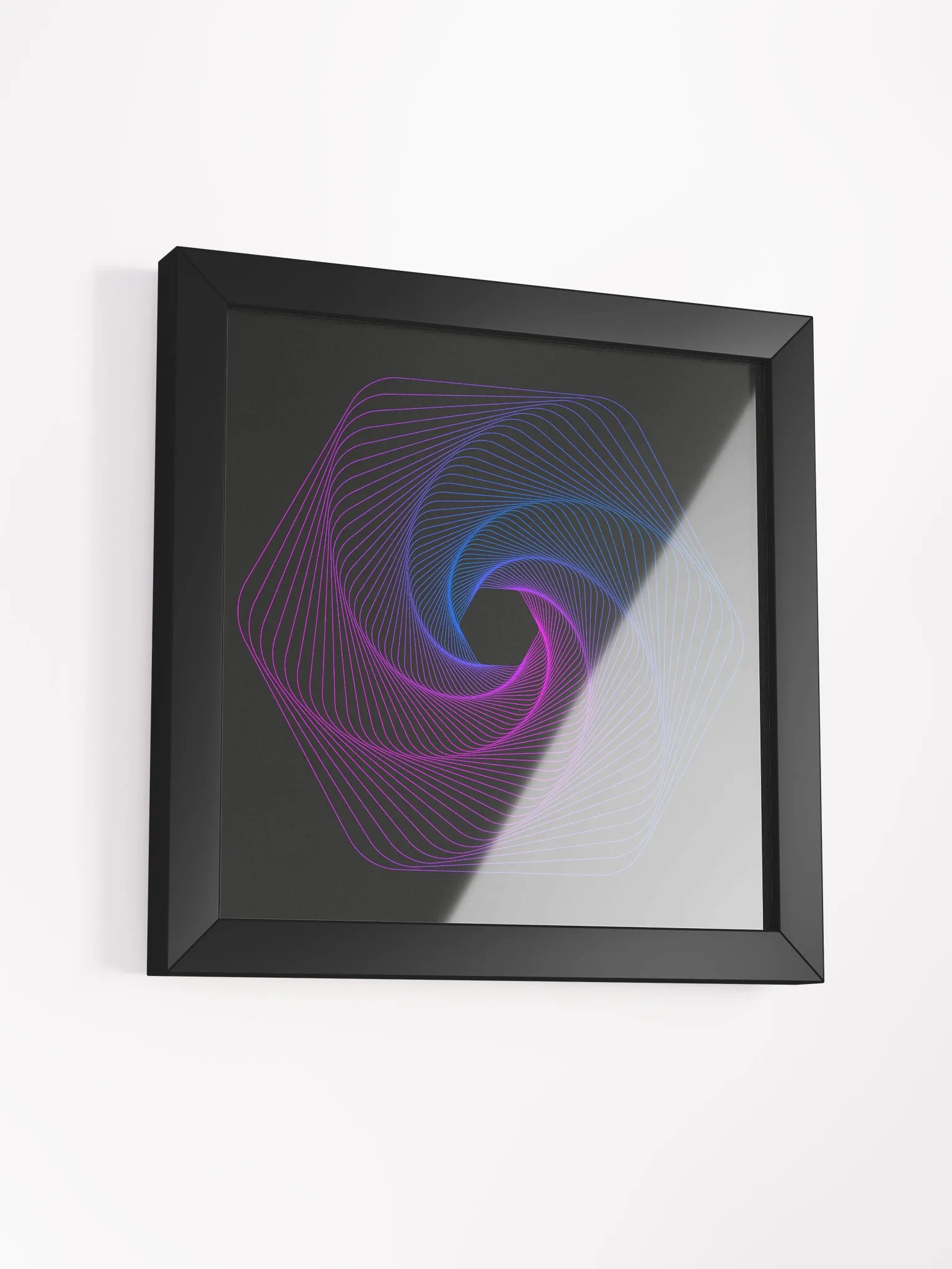 Geometric Hexagon Framed Poster product image (10)