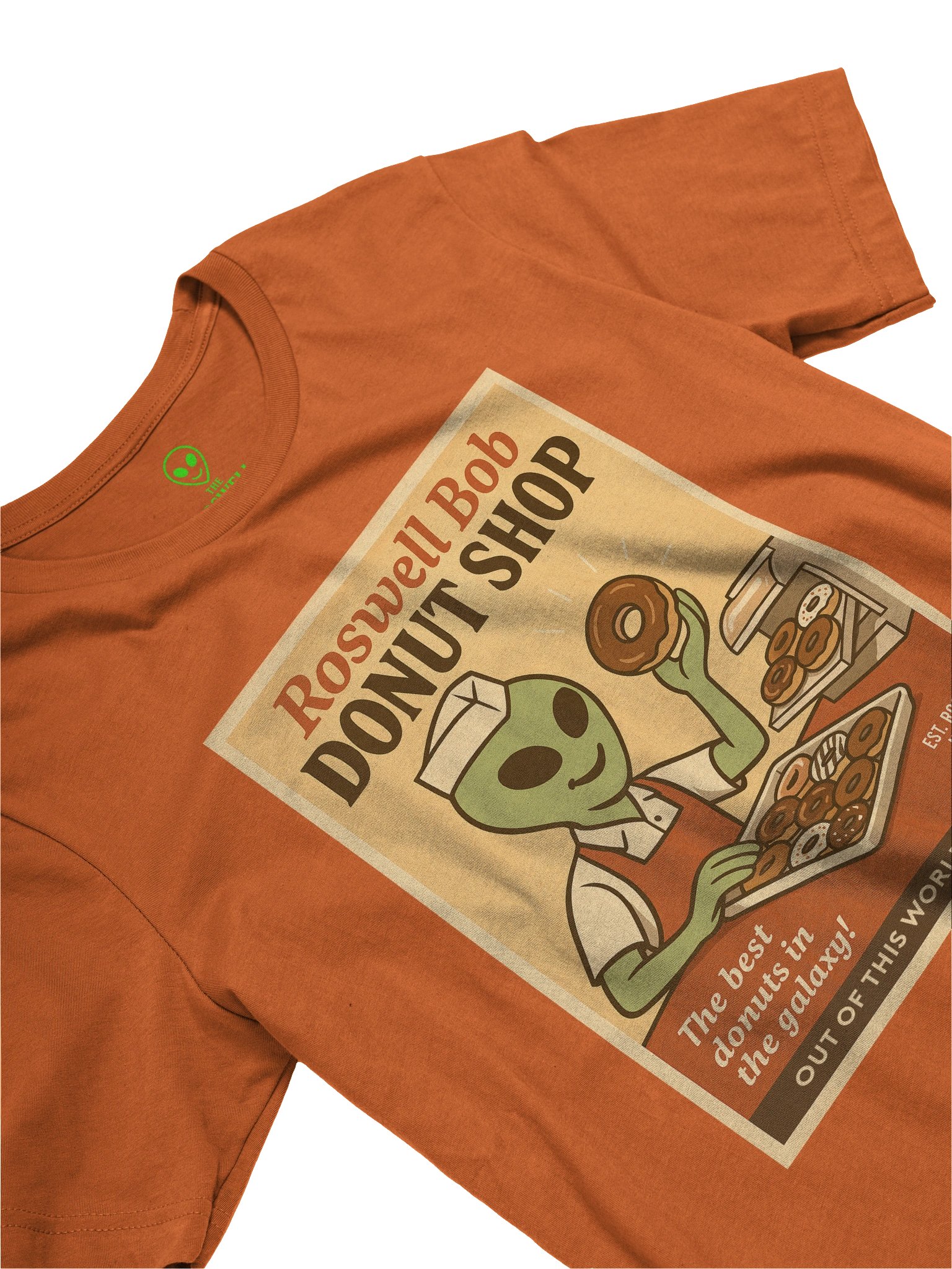Donut Shop Roswell Aliens 1950's Retro Concert Tee Fit Unisex T-Shirt product image (27)