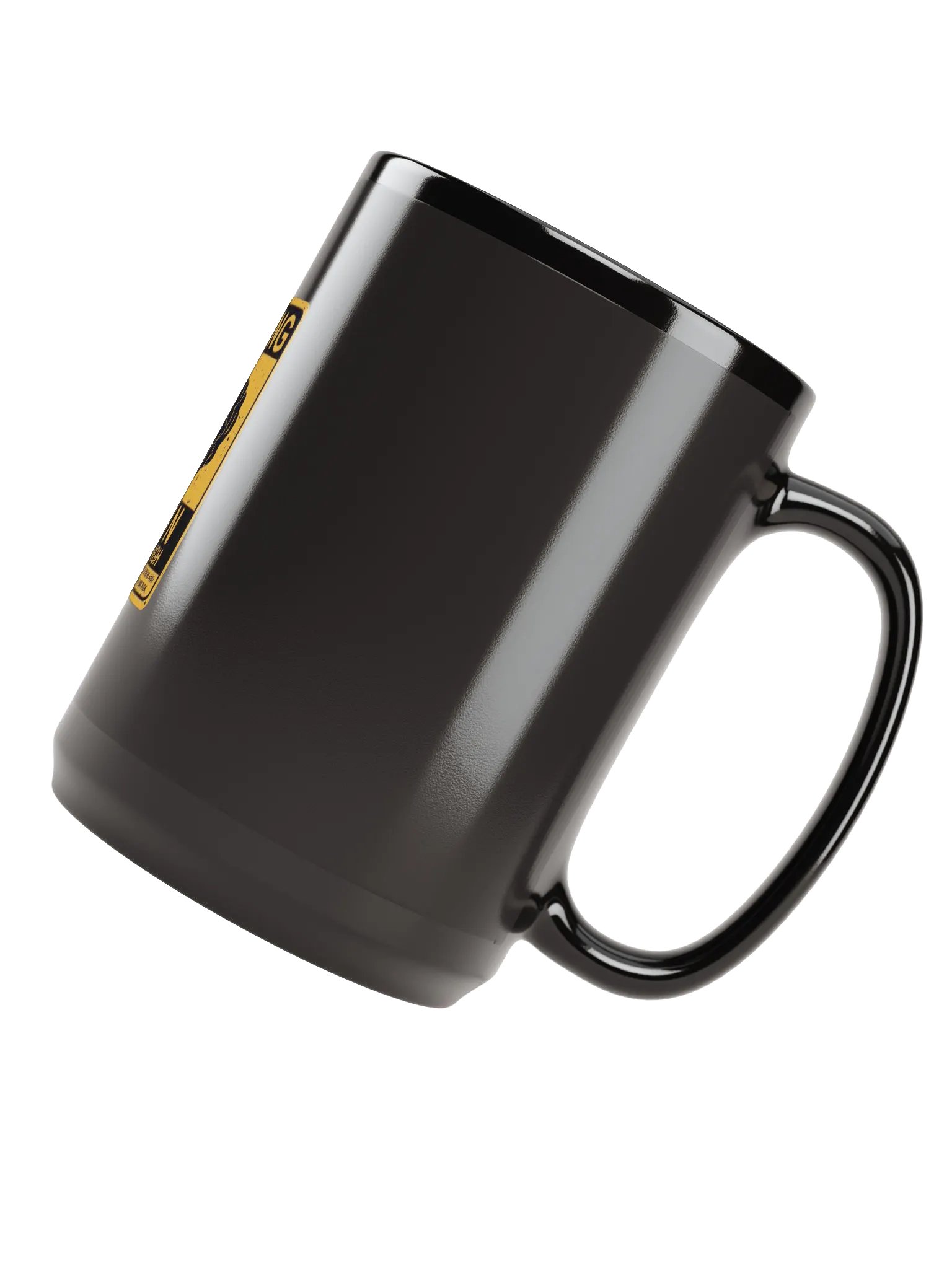 Black Glossy Mug (Sip Danger ☢ ) product image (5)