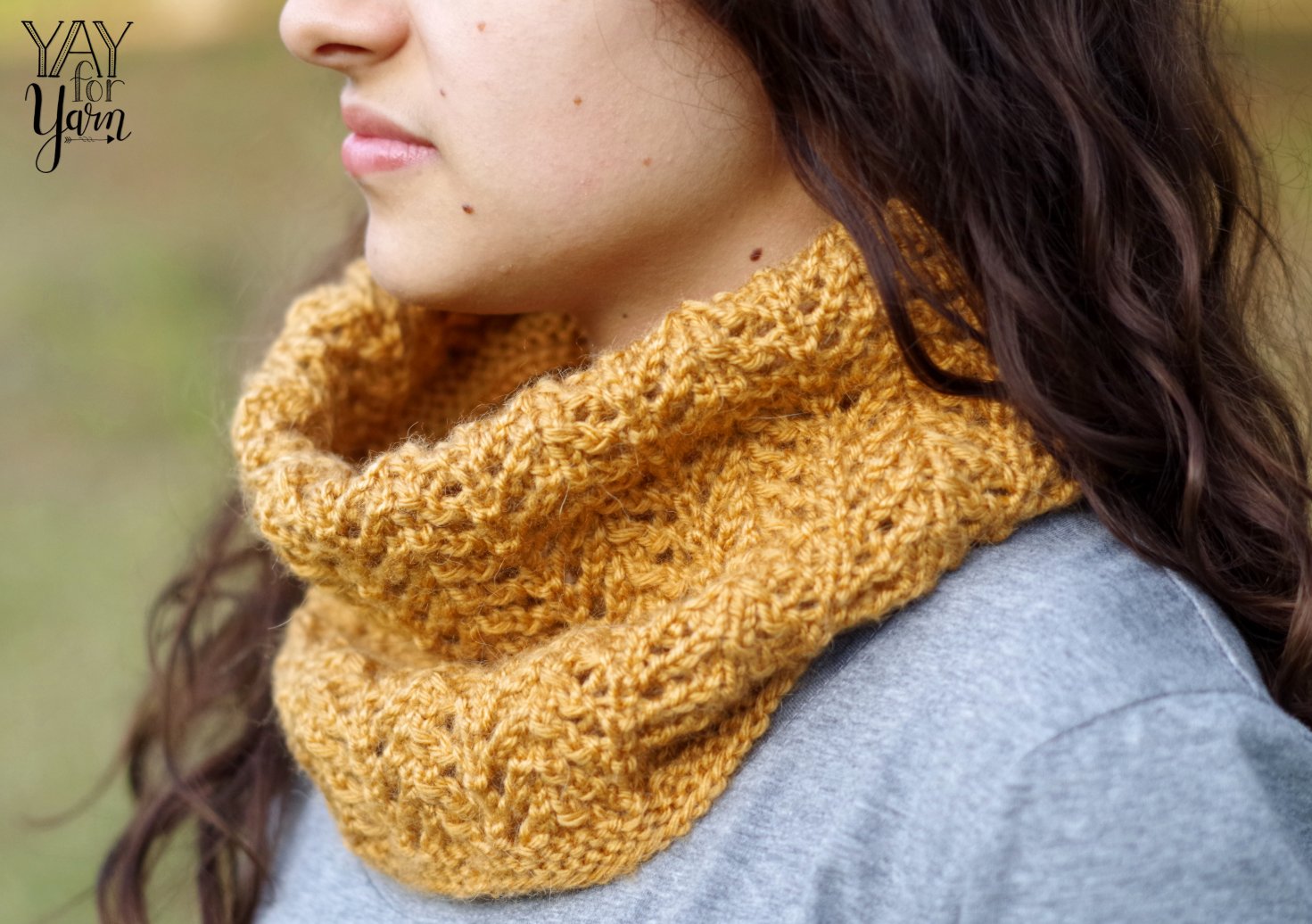 Afternoon Stroll Cowl - PDF Knitting Pattern & Video Tutorial product image (2)