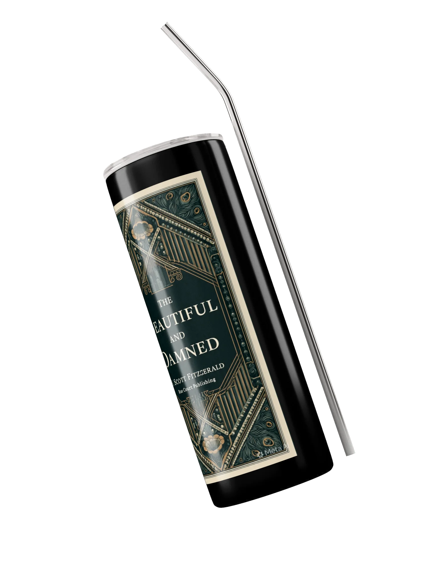 The Beautiful and Damned Art-Deco Tumbler product image (5)