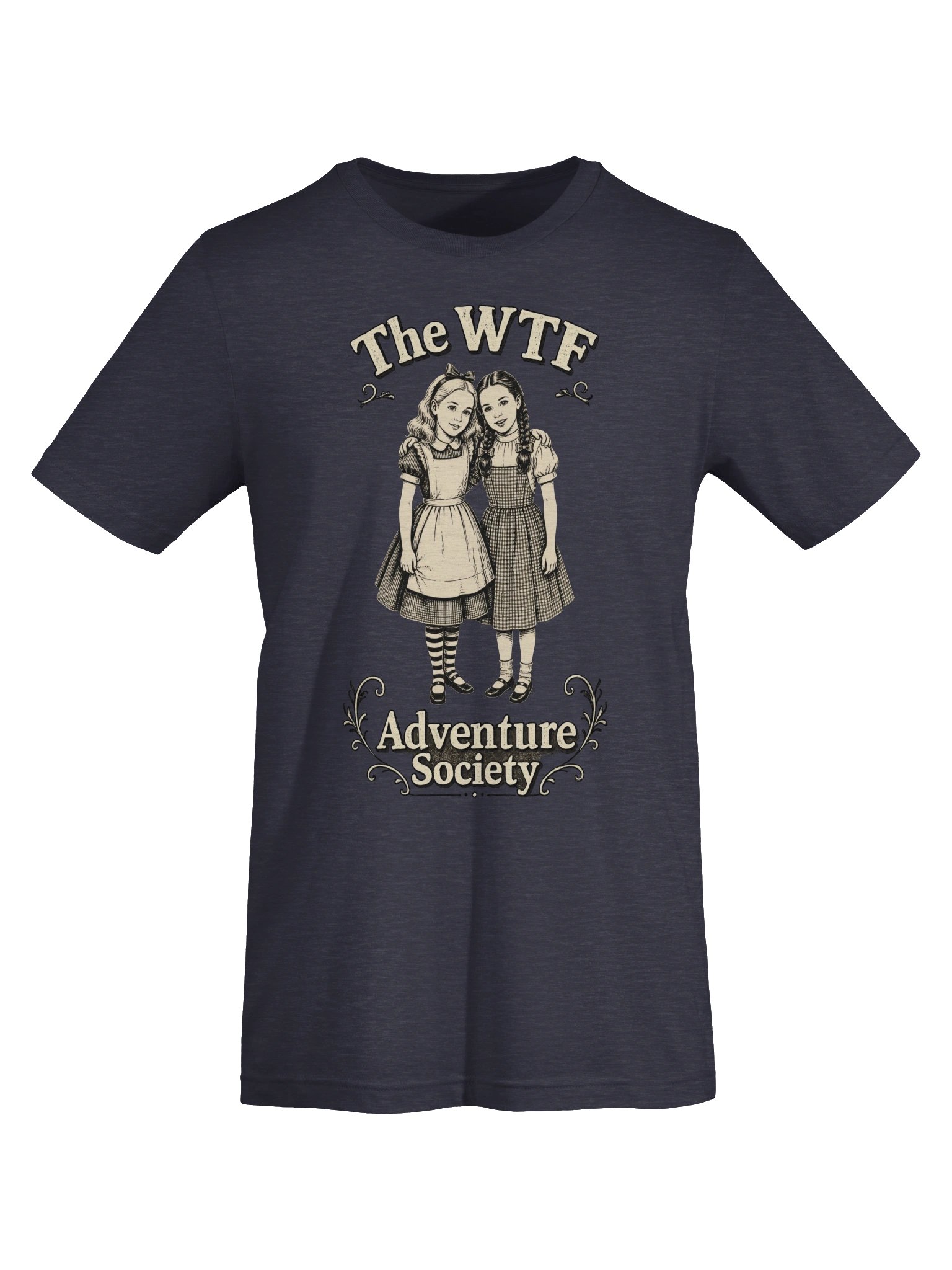 Alice & Dorothy WTF Adventure Society Shirt, Funny Retro Bookish Tee product image (6)