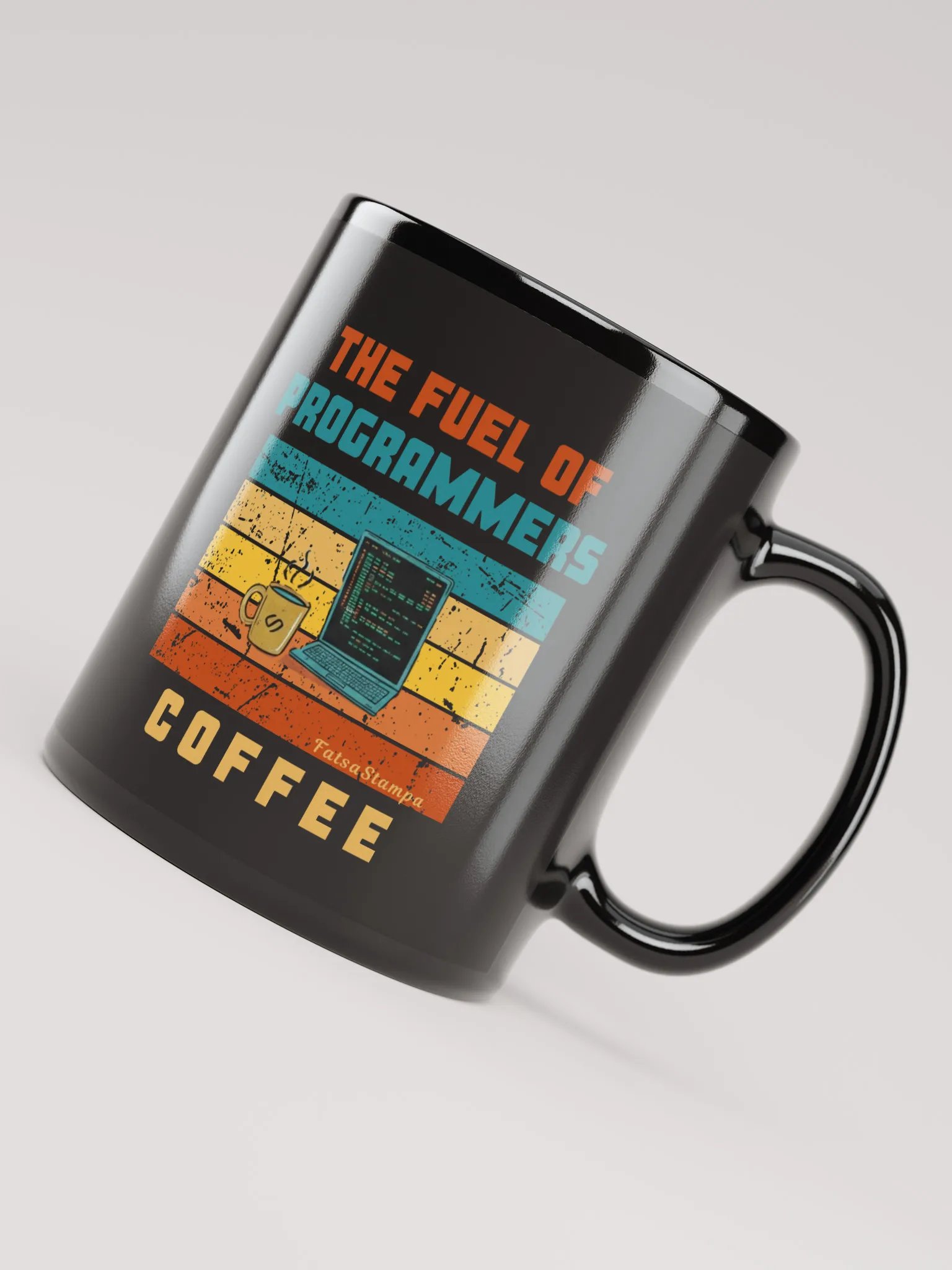 Code & Coffee Retro Mug product image (4)