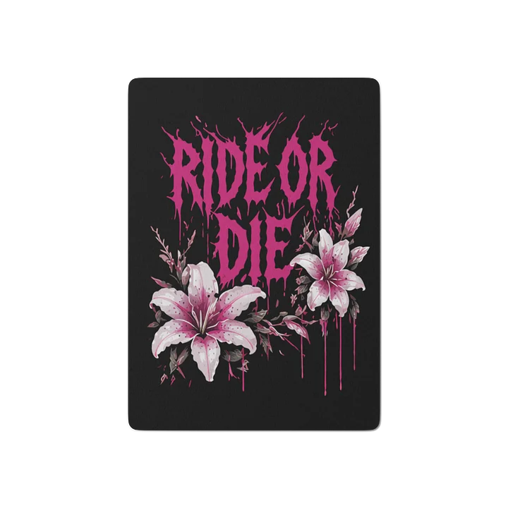 RIDE OR DIE Lily Poker Cards product image (1)
