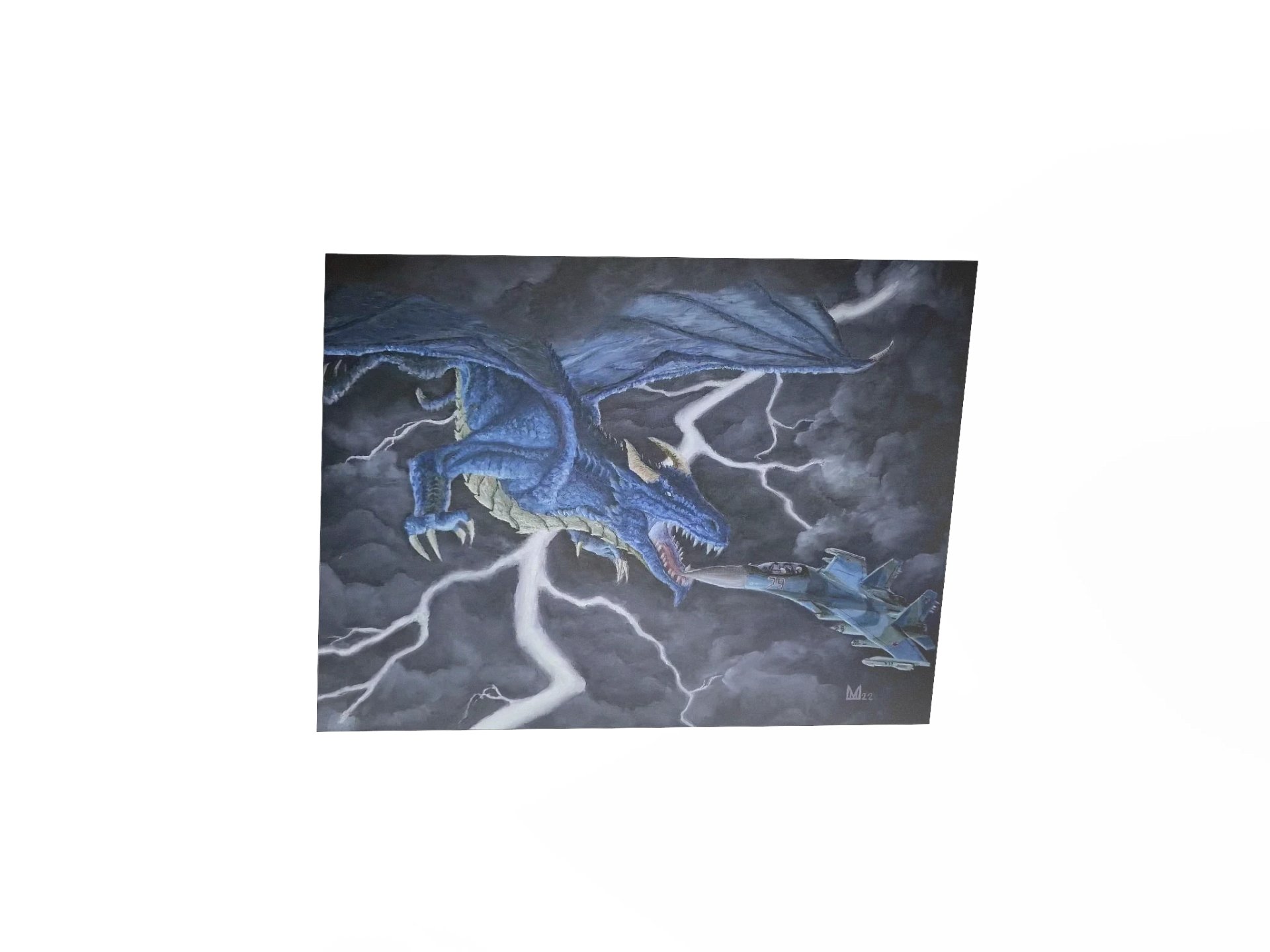 Dragon's Wrath - Premium Matte Paper Print product image (3)