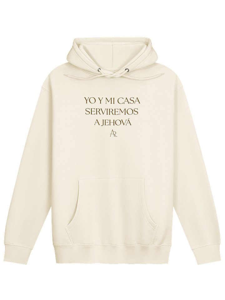 Hoodie Josué 24:15 (blanco) product image (9)