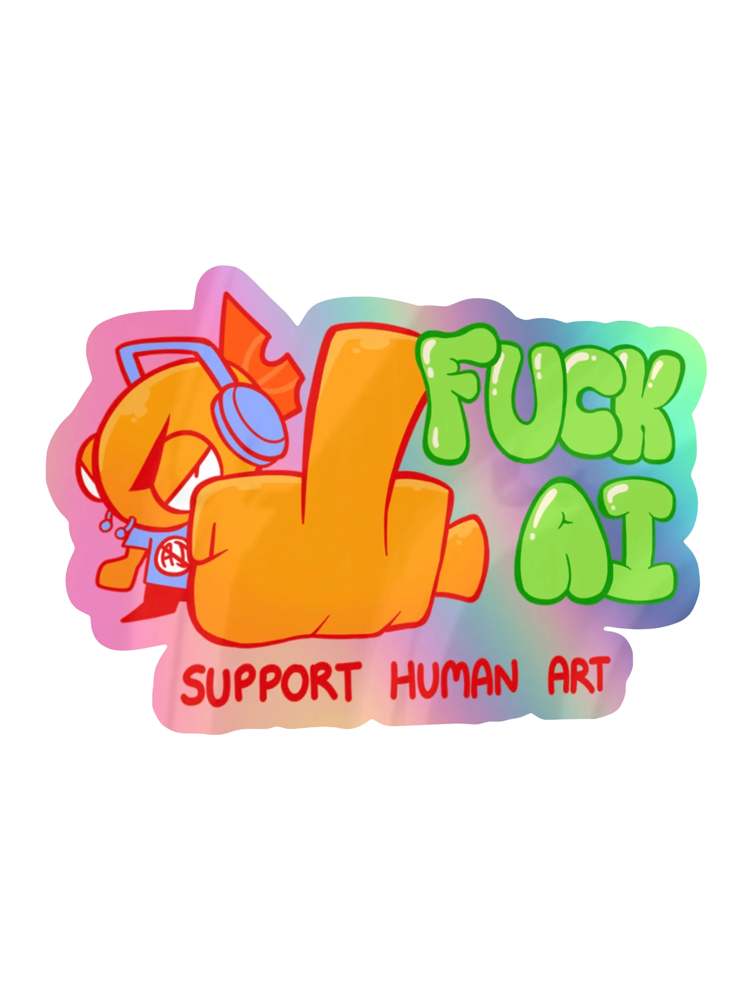 Anti-AI Sticker Pack 1 product image (2)