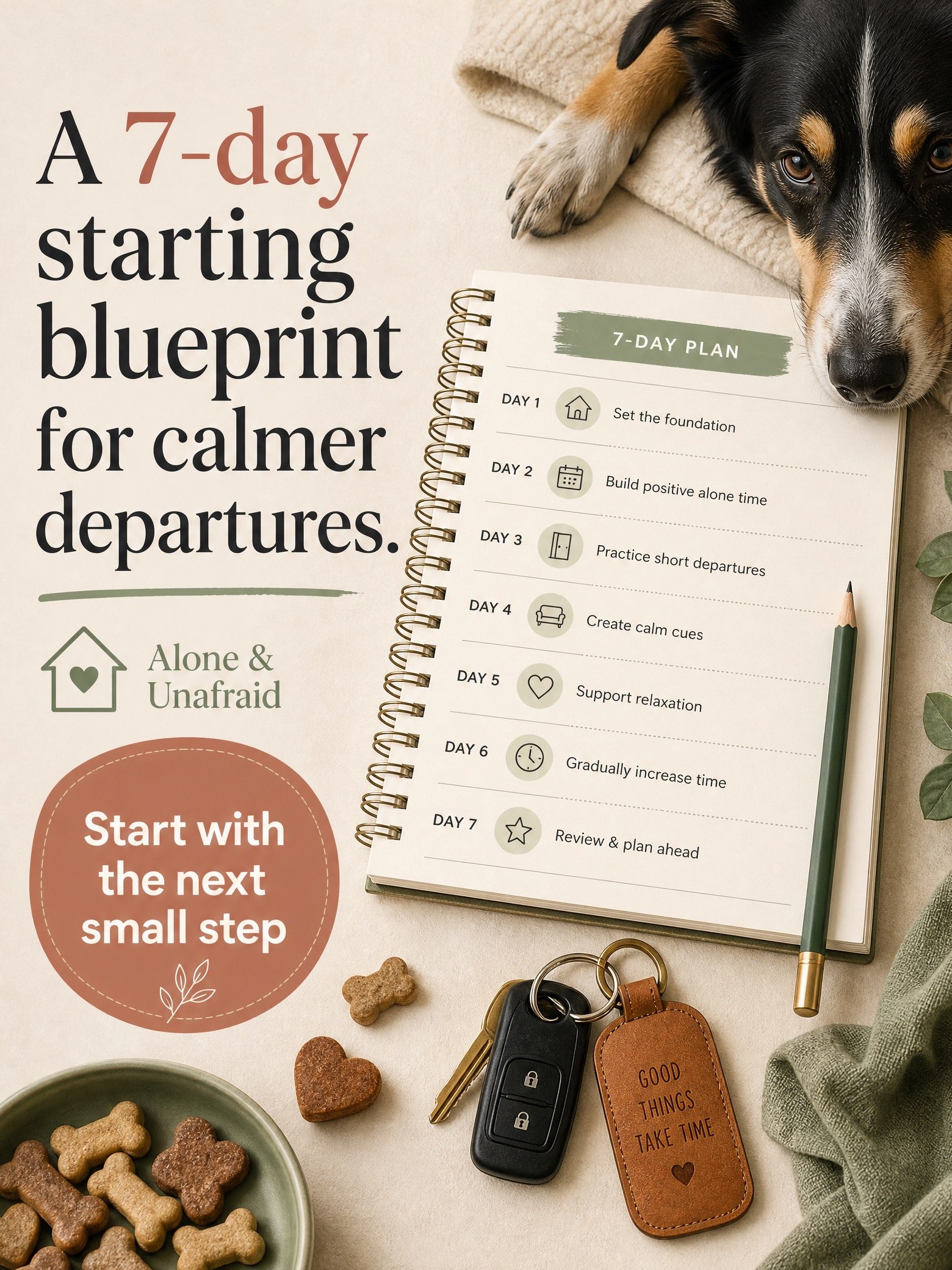 Alone & Unafraid: The 7-Day Blueprint to Ending Separation Anxiety in Your Newly Adopted Dog product image (5)