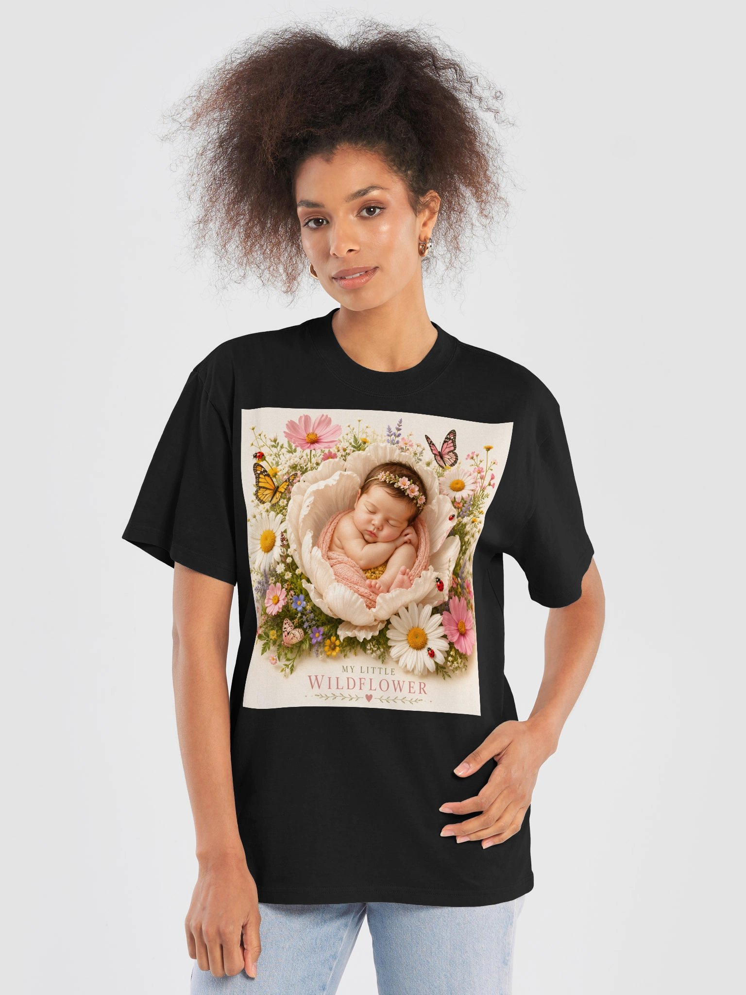 My Little Wildflower T-Shirt | New Baby Gift, Baby Shower, Expecting Mom & Newborn Gift product image (6)