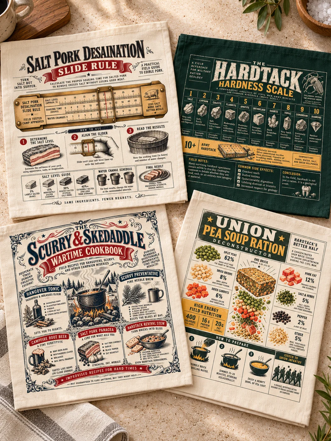 Civil War Ration Reference Napkins product image (2)