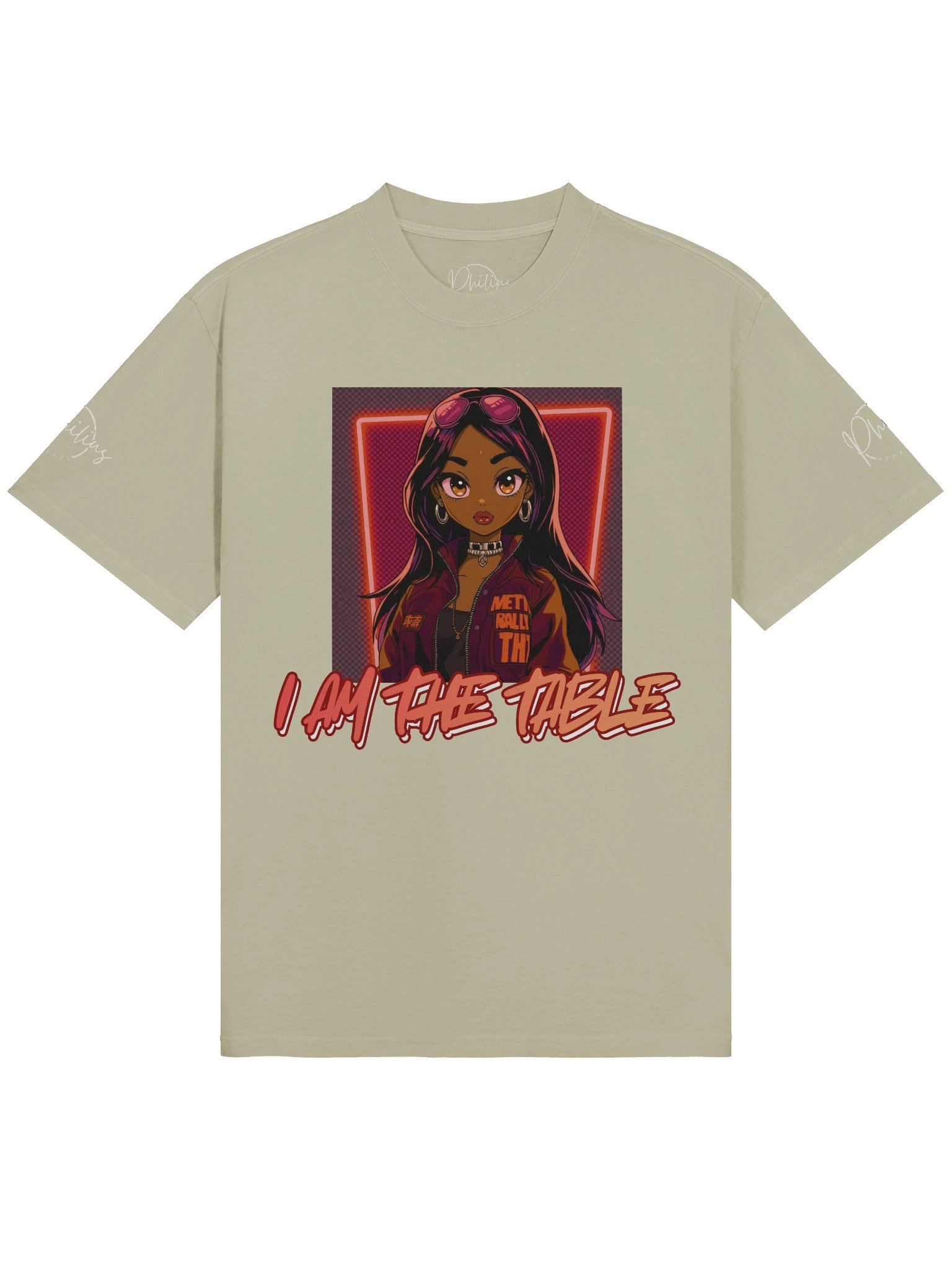 ''PHILIUS Apparel'' I AM THE TABLE Oversized T-Shirt product image (19)