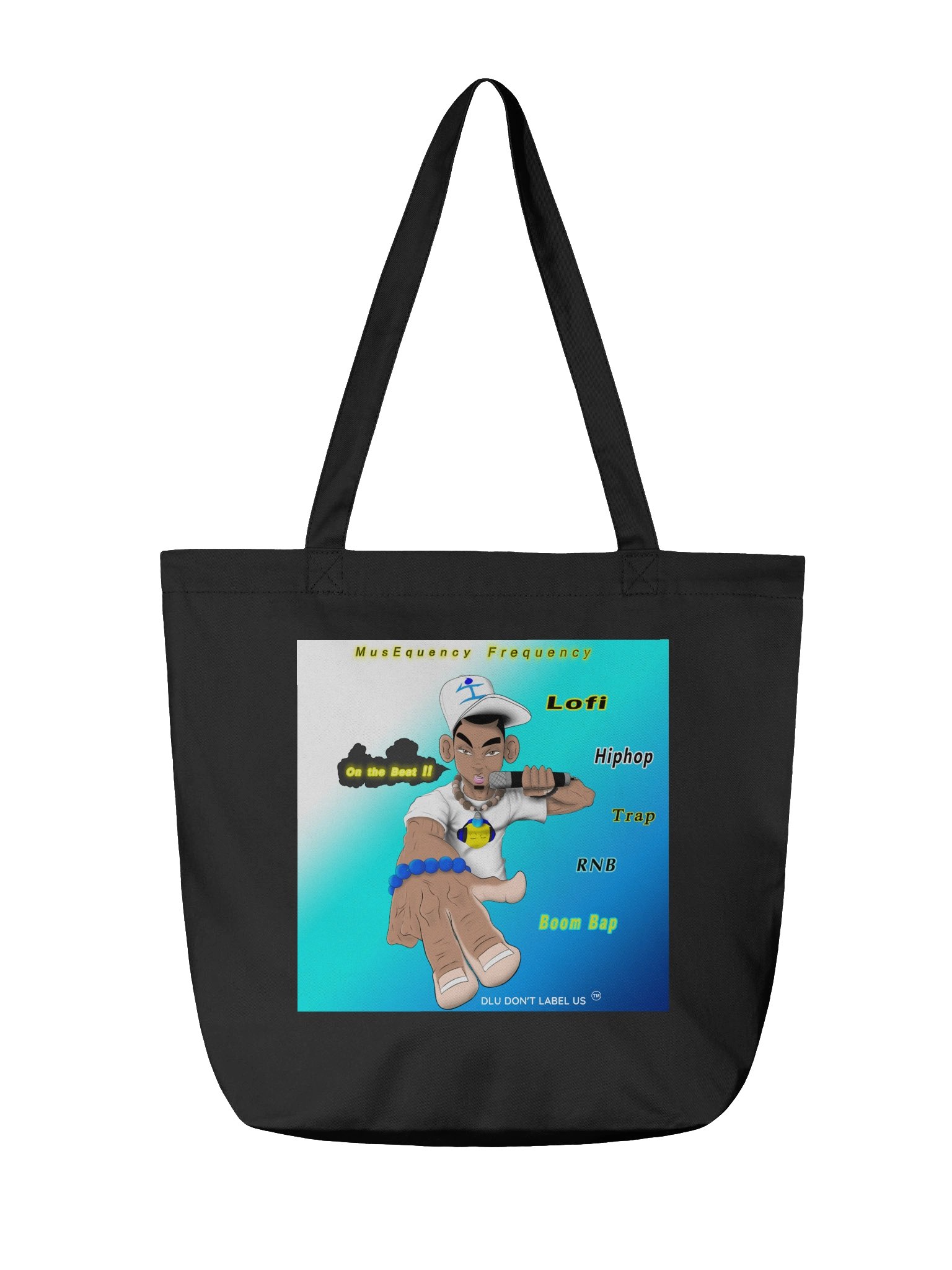 DLU DON’T LABEL US® MusEuquency Frequency Tote Bag product image (2)