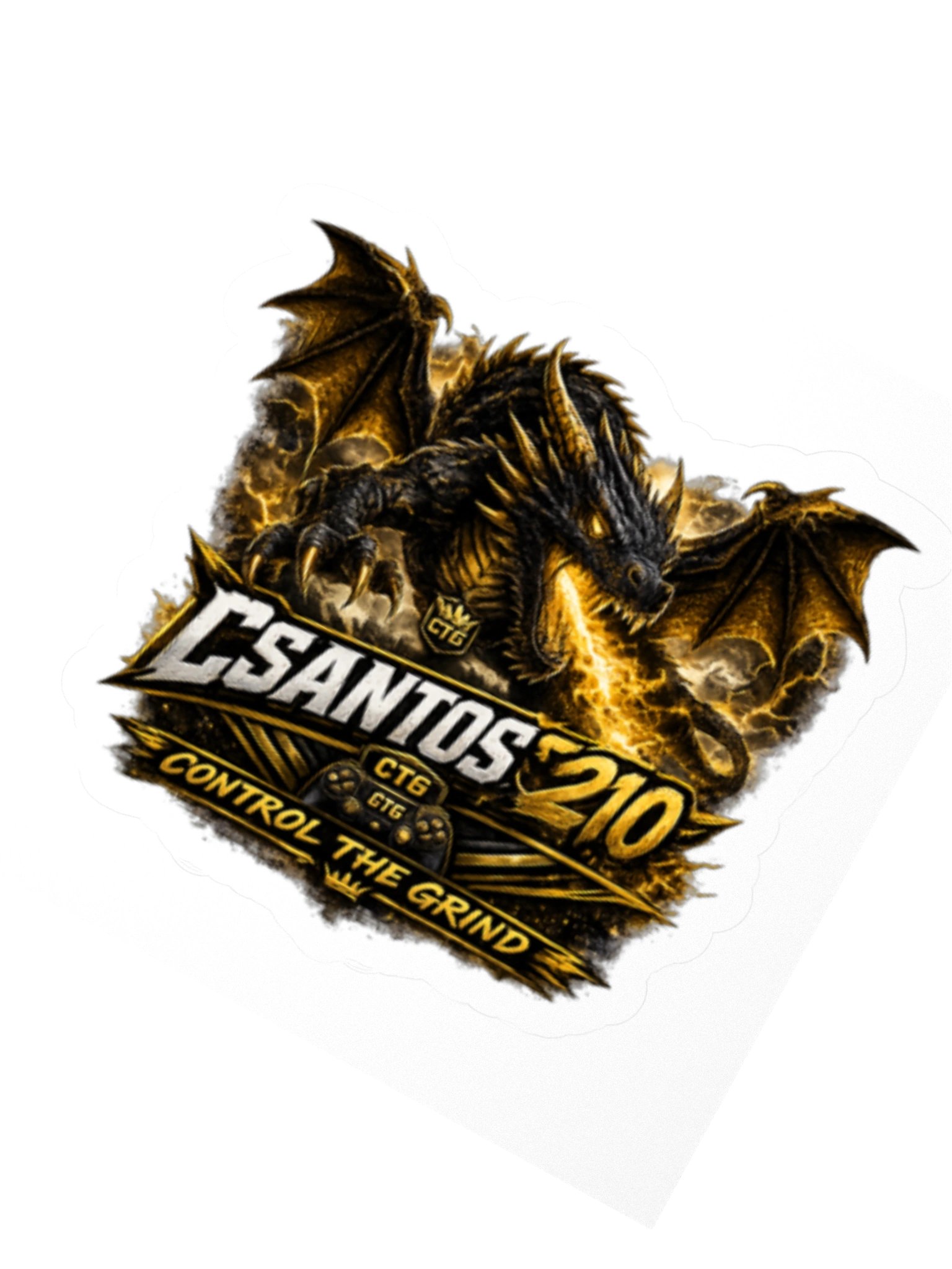 CSANTOS210 Inferno Crest Sticker product image (6)