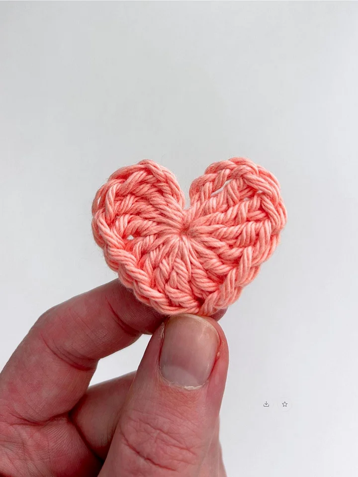 Easy Crochet Hearts - 3 Sizes (Digital PDF Pattern) product image (1)