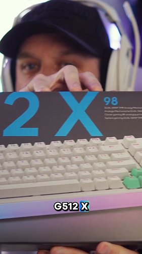 This @logitechg G512 X 98 Keyboard Should NOT Be This Beautiful! 😍 

We've done the unboxing and instantly knew this thing wa...