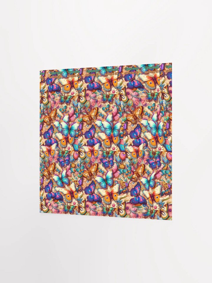 Butterfly Tunnel - 3D Stereogram Poster product image (6)