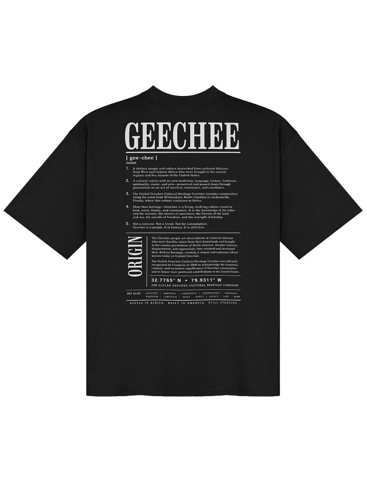 Geechee Orgin Oversized Tee product image (1)