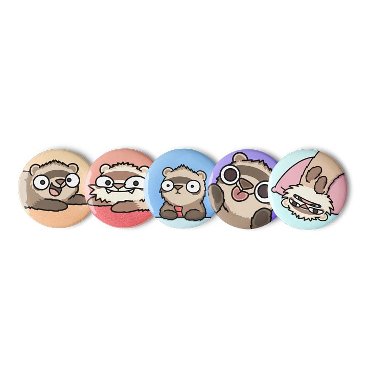 Ferret Badge Set product image (1)