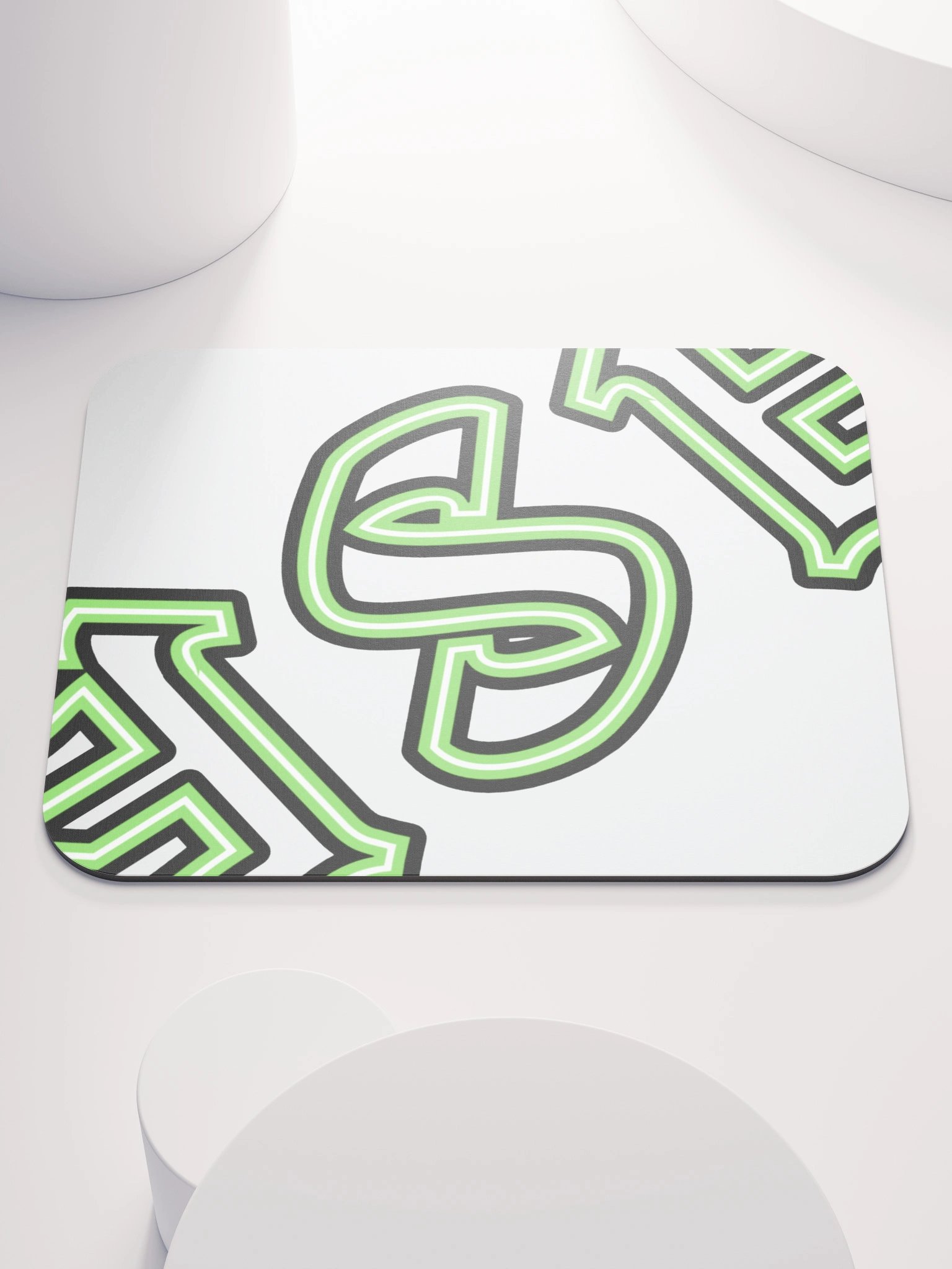 Neon ESE Block Letters Mouse Pad product image (1)