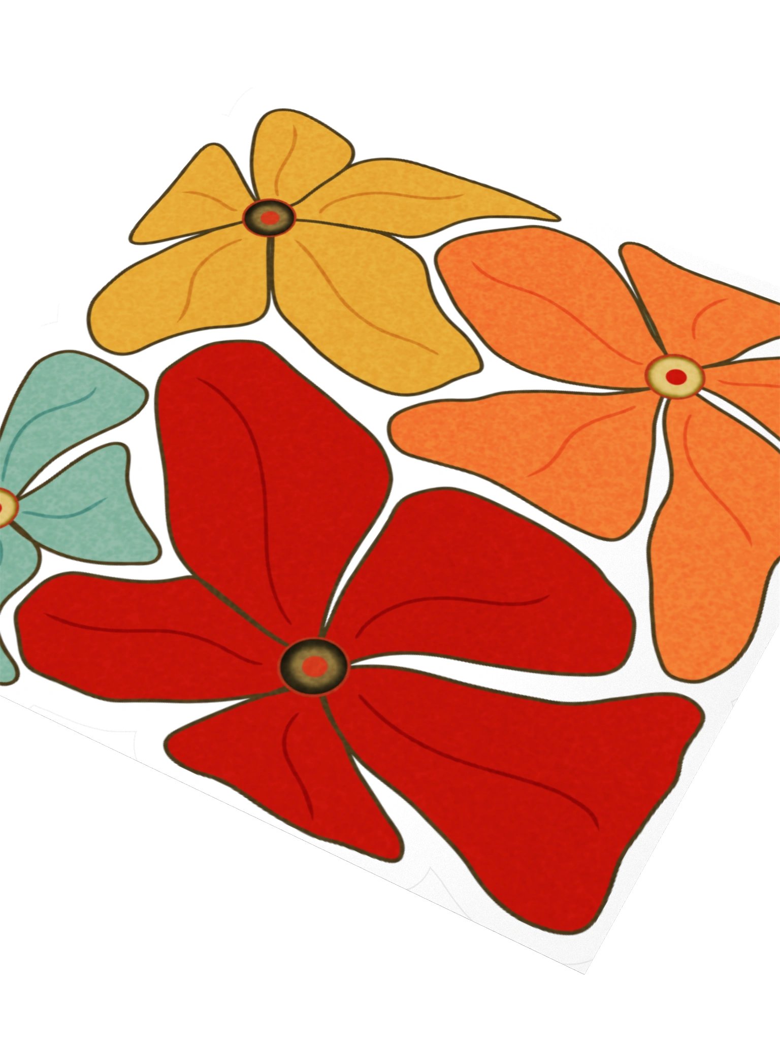 Petals and Olives Kiss Cut Sticker product image (4)