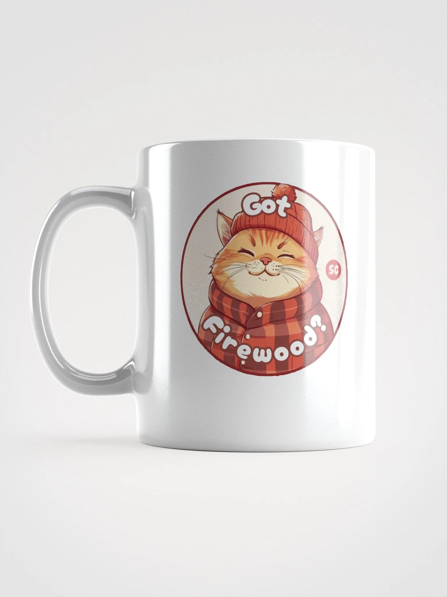 Cozy Cat - Got Firewood? | White Glossy Mug product image (16)