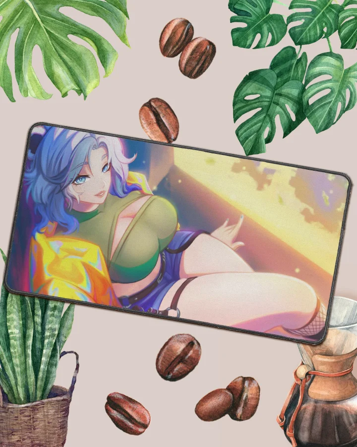 Lounging in the Sun - Desk Mat product image (1)