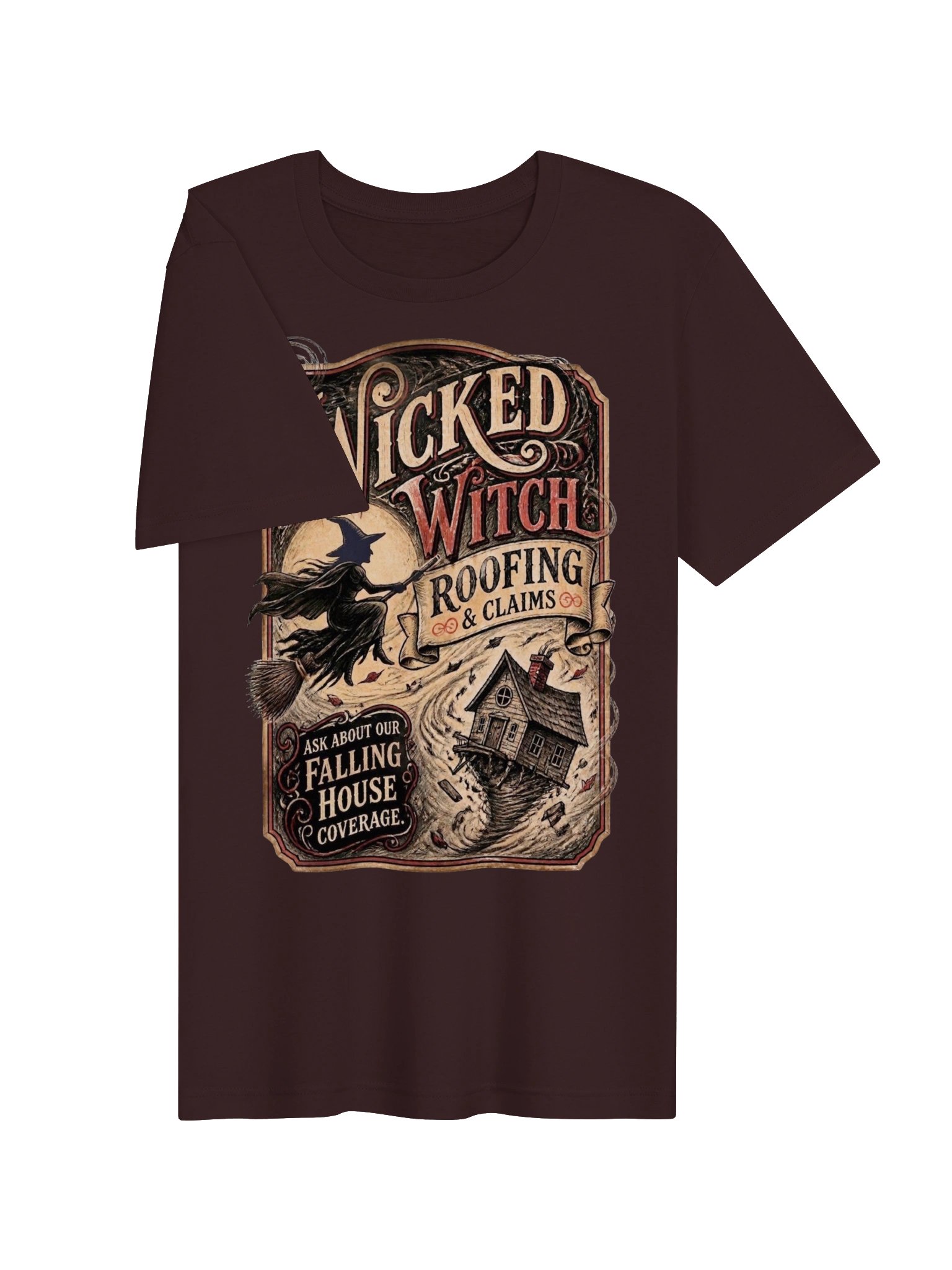 Wicked Witch Roofing & Claims Oz Shirt, Funny Vintage Poster Graphic product image (32)