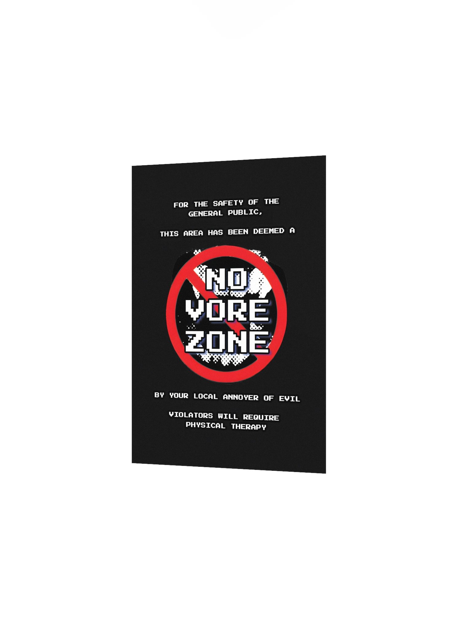 NO VORE ZONE poster product image (14)