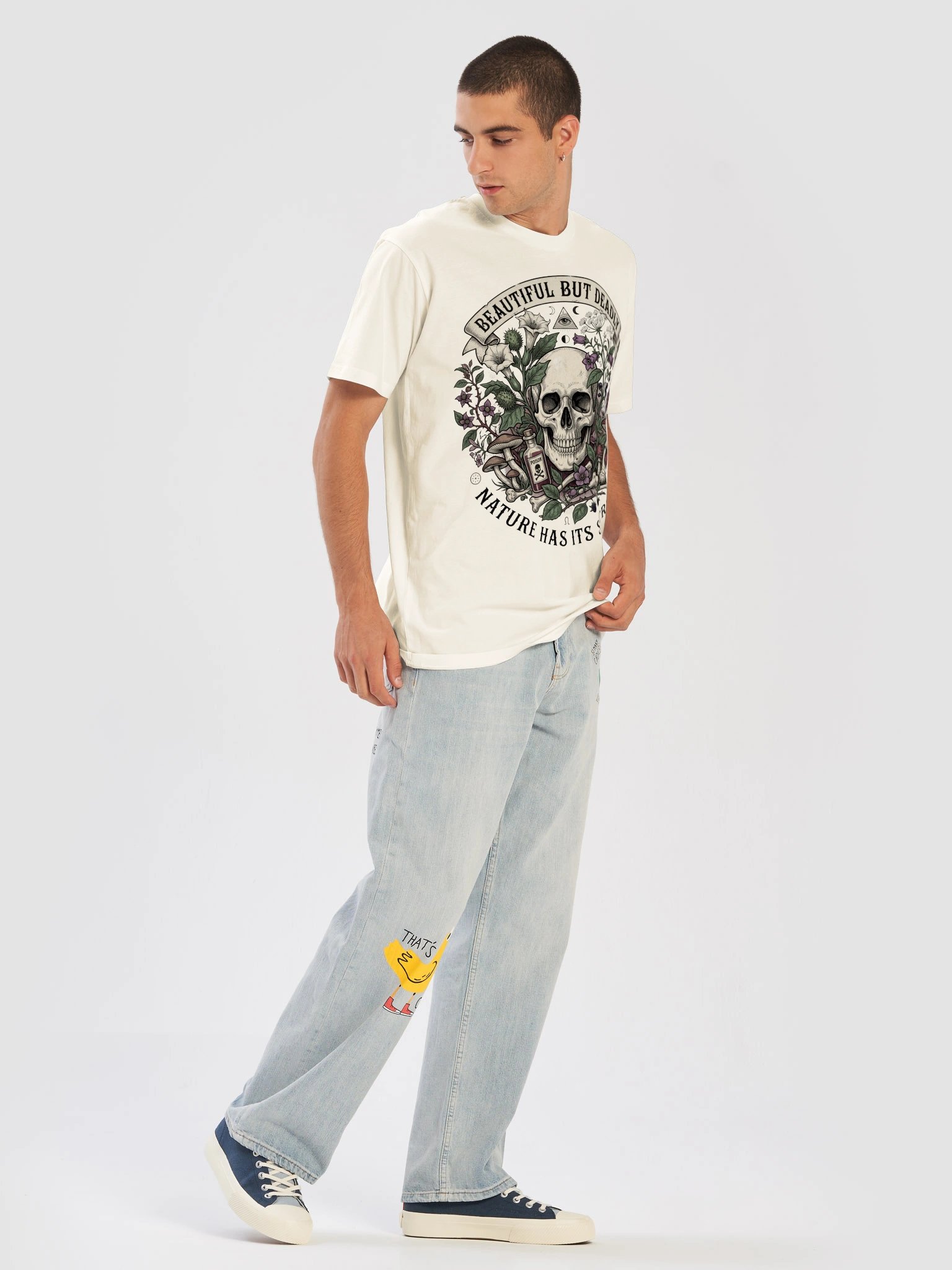 Beautiful But Deadly – PoisonBloom Vintage Gothic T-Shirt product image (29)