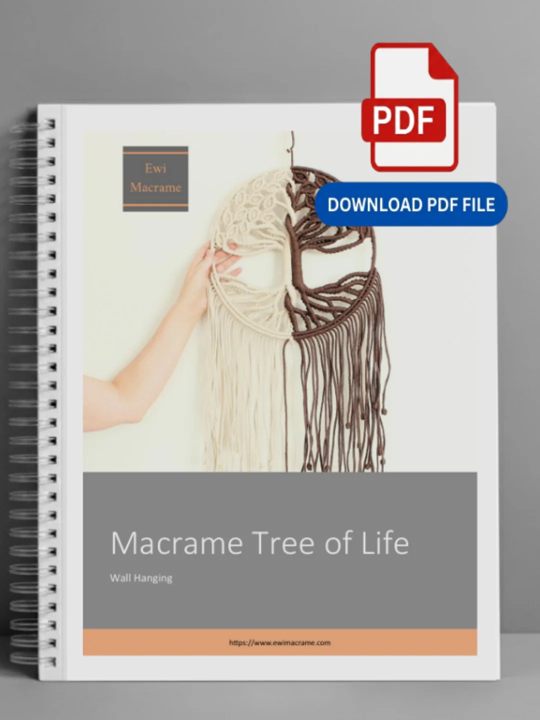Macrame Tree Two-Tone Design — Photo Tutorial product image (1)