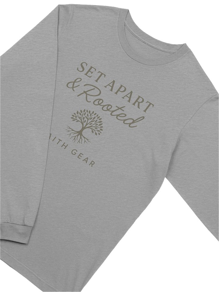 Set Apart & Rooted Branded Long Sleeve Tee (Light Colors) product image (2)