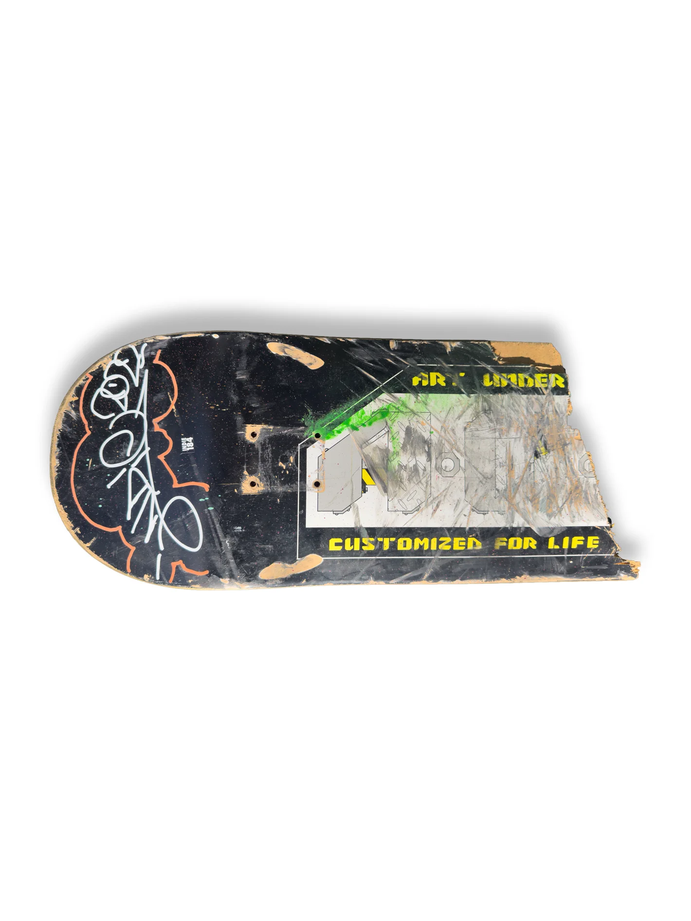 Bubble Flip #1 — Original Hand-Painted Skate Deck product image (2)