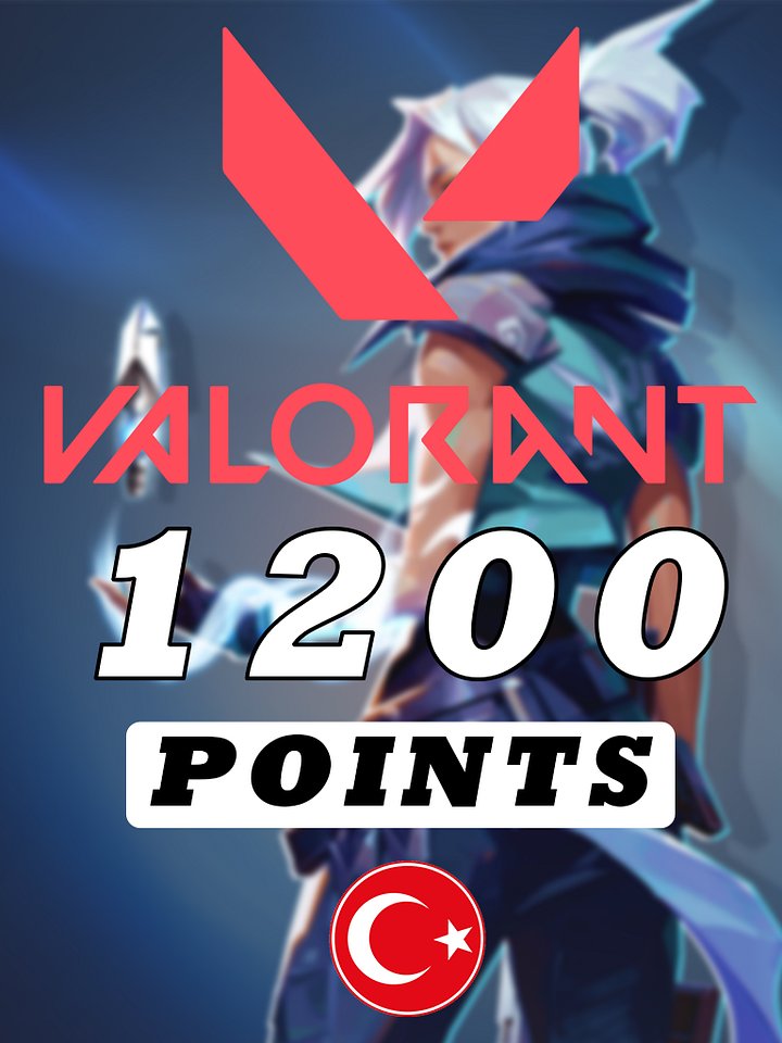 VALORANT Gift Card - 1200 Valorant Points Riot Games Key - TURKEY product image (1)